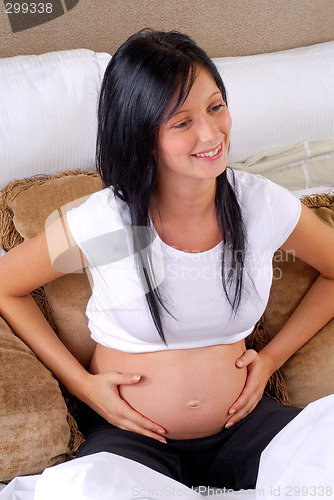 Image of Happy Pregnant Teen