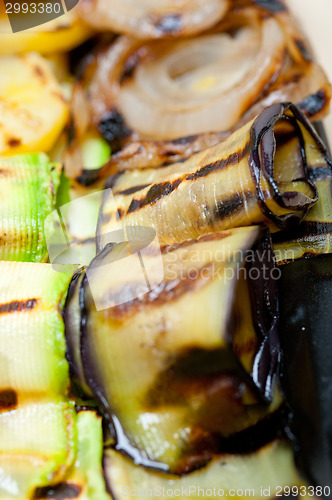 Image of grilled assorted vegetables 