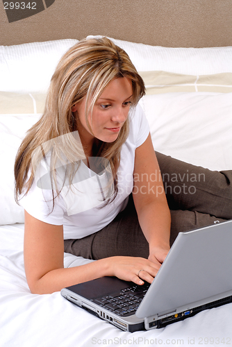 Image of Woman And Laptop