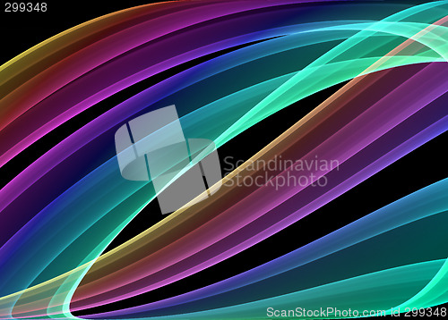 Image of multicolored curves