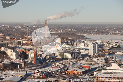 Image of Stockholm winter view