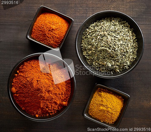 Image of various kinds of spices