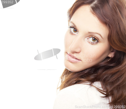 Image of pretty brunette