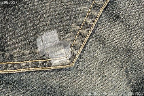 Image of Jeans back pocket