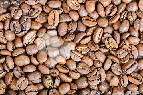 Image of Roasted coffee beans, can be used as a background