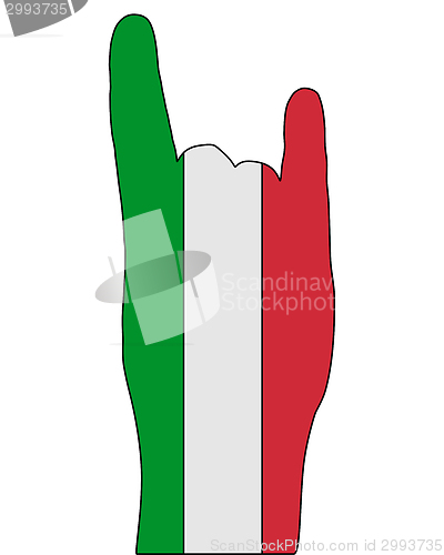 Image of Italian finger signals