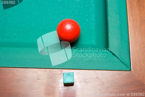 Image of Red Billiard Ball