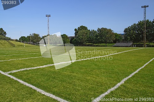 Image of American football playing field