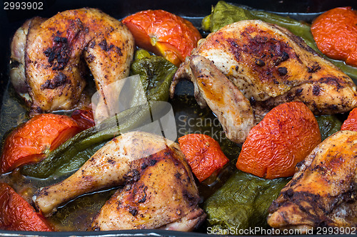 Image of Roast chicken mediterranean style