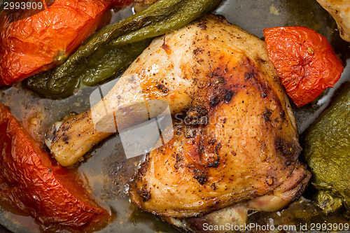 Image of Roast chicken mediterranean style