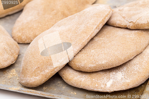 Image of Loaves of Egyptian pita bread