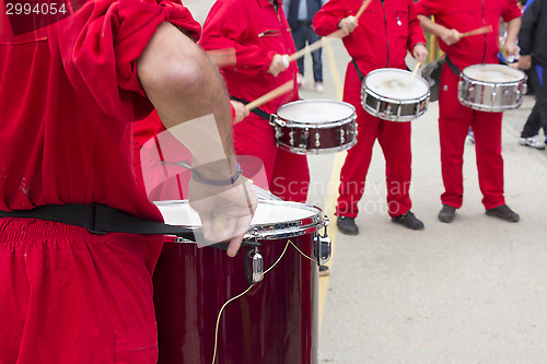 Image of Four drummers