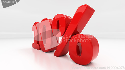 Image of 3D ten percent