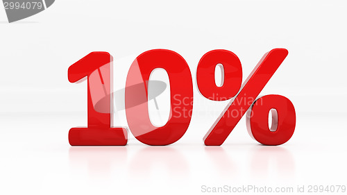 Image of 3D ten percent