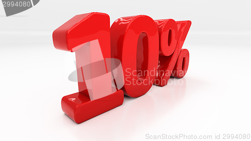 Image of 3D ten percent