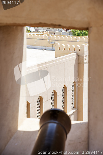 Image of Cannon of fort Nizwa