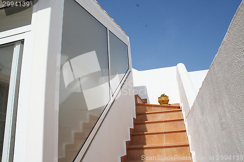 Image of Stairs with potted-plant