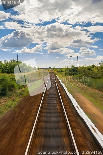 Image of Cargo trains in old train depot