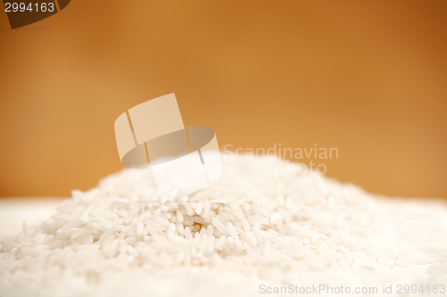 Image of White rice background