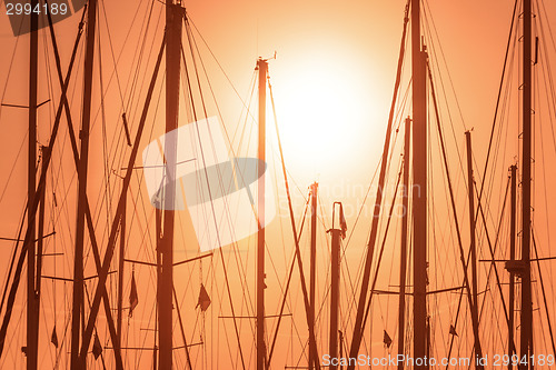 Image of Lonely masts