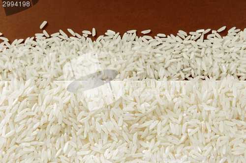 Image of White rice background