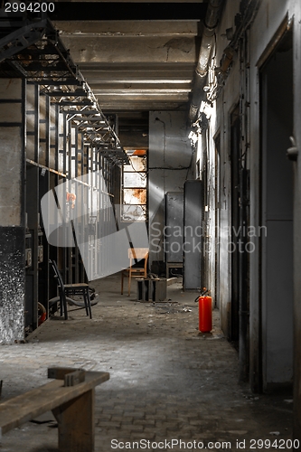 Image of Electricity distribution hall in metal industry