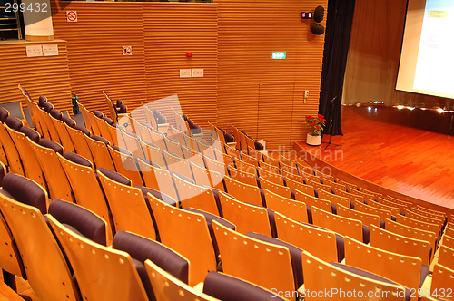 Image of The theater seats