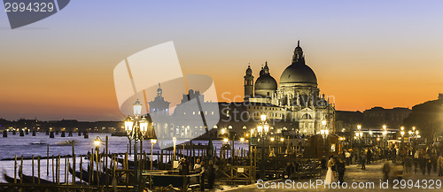 Image of Venice in sunset.