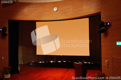 Image of The main stage of a function hall