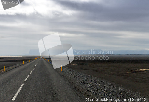 Image of Straight road. Island