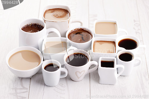 Image of black or white coffee