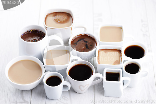 Image of black or white coffee