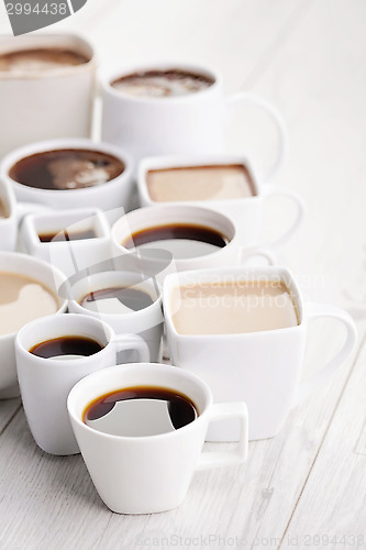 Image of black or white coffee