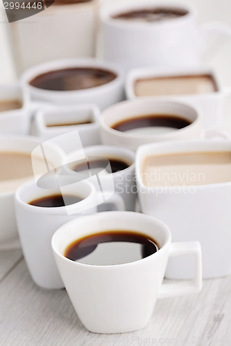 Image of black or white coffee