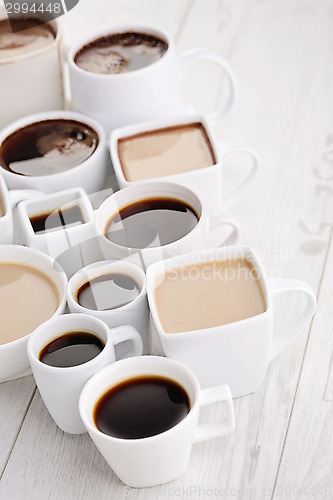 Image of black or white coffee