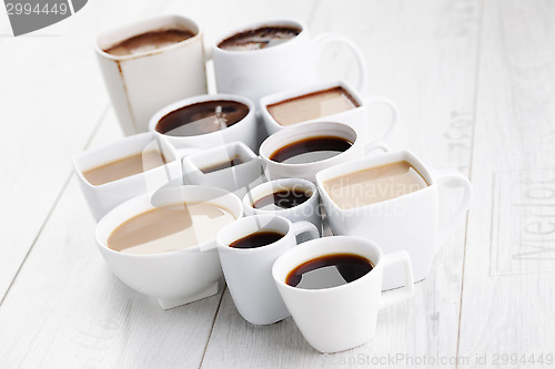 Image of black or white coffee