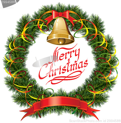 Image of Christmas Bells with Christmas Tree