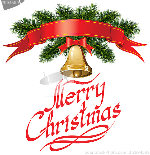 Image of Christmas Bells with Christmas Tree