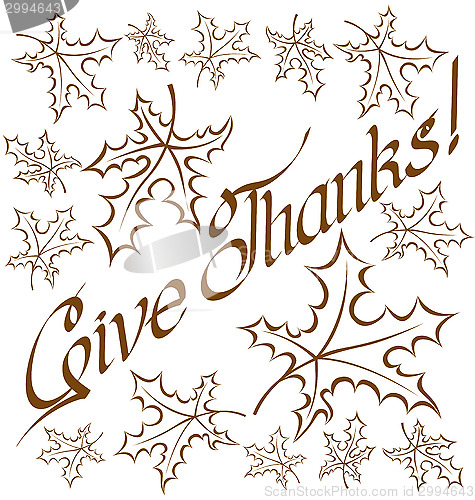 Image of Thanks Giving text