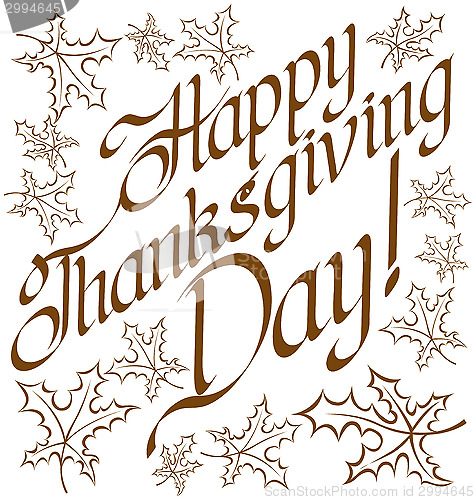 Image of Thanks Giving text