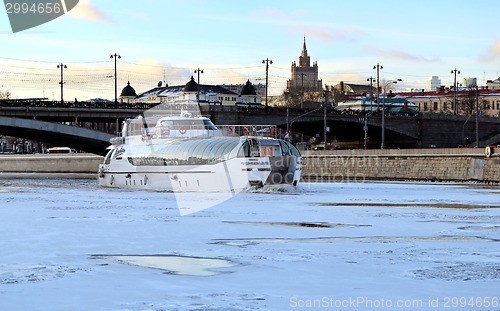 Image of Motor ship on Moscow River