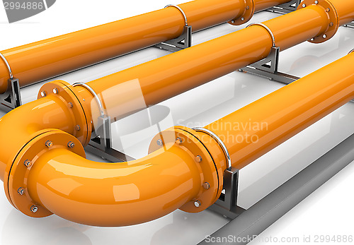 Image of the orange pipeline