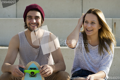Image of Summer love couple