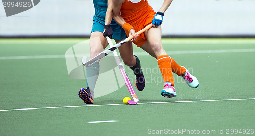 Image of Field hockey match