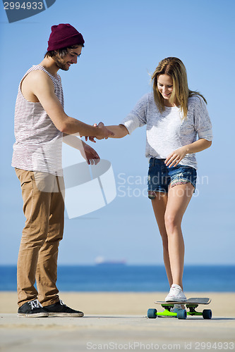 Image of Skateboard lesson