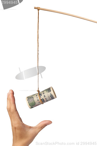 Image of Baiting with Japanese money