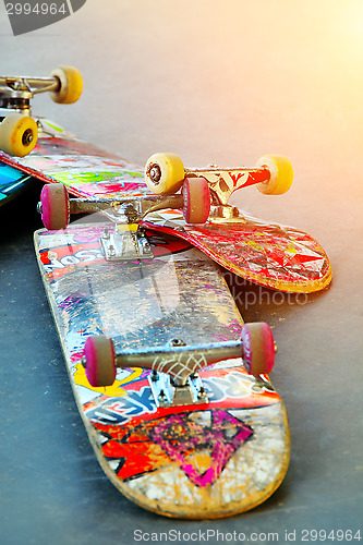 Image of Old Skateboards