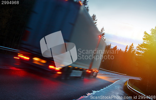 Image of 	Truck on the road