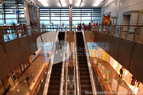 Image of The escalators in entertainment center