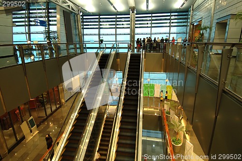 Image of The escalators in entertainment center